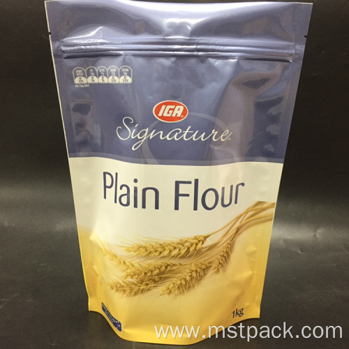 1KG Plastic Doy Pack With Zipper For Flour